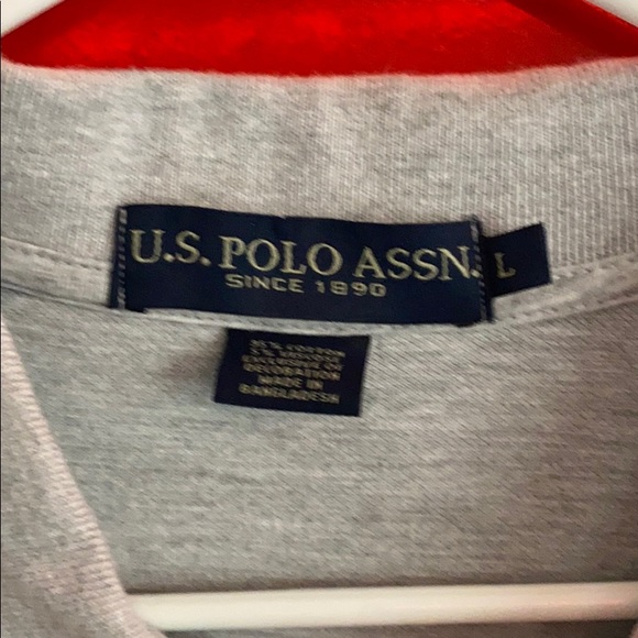 gray polo shirt - Picture 3 of 4